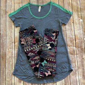 LuLaRoe Classic and Disney Leggings outfit